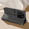 Pikkukuva 3 / 5: Kotelo Blackview Wave 6C rannehihnalle Flip Lompakkotelineen musta Svart