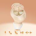 Miniatyrbild 3 av 5: Trådlösa Bluetooth hörlurar med inbyggd mikrofon LinQ Beige Beige