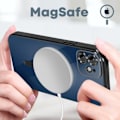 Pikkukuva 3 / 4: MagSafe iPhone 12 Case Silikoni Musta Magsafe Suojakuori Svart