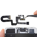 Pikkukuva 1 / 4: Etukamera - Apple - iPhone 8 Plus - Etuobjektiivimoduuli - Liitäntäkaapeli - Musta Svart