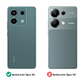 Pikkukuva 4 / 6: Vihreä lompakko- ja videotelinekotelo Xiaomi Redmi Note 13 Pro 5G:lle - AVIZAR - Chesterfield Grön