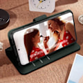 Pikkukuva 3 / 5: Punaiset timanttimalliset lompakkoetui Redmi Note 14 4G:lle Svart