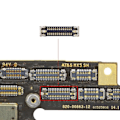 Miniatyrbillede 3 af 4: FPC-stik bagkamera til iPhone X Sort Svart
