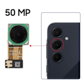 Pikkukuva 3 / 4: Takakamera Samsung A15 Main Sensorille 50MP Samsung Service Pack Black Svart