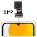 Miniatyrbillede 3 af 4: Frontkamera til Honor X7 8MP Selfie Sensor Sort Svart