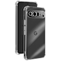 Miniatyrbild 1 av 5: Skal för Google Pixel 9 Pro XL Stötsäker Flexibel Förstärkta hörn Transparent Transparent