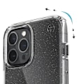 Pikkukuva 3 / 6: Glitter Case iPhone 12 Pro Max Presidio Perfect-Clear Glitter Speck läpinäkyvälle Transparent