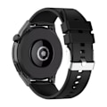 Miniatyrbillede 1 af 5: Rem til Huawei Watch GT Runner Forstærket Silikone Sort Sølv Spænde - AVIZAR - 22mm - Voksen - Blandet Svart