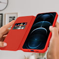 Miniatyrbillede 3 af 4: Housse Folio - Apple - iPhone 12 Pro Max - Rød - Videostøtte - Kortlommer Röd