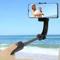 Miniatyrbillede 6 af 6: Universal Stabilisator Stativ / Stang Bluetooth Fjernbetjening Akashi Sort