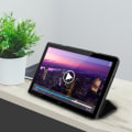 Miniatyrbild 3 av 4: Housse - AVIZAR - Mediapad T5 10.0 - Fickfodral Folio - Video Stöd - Soft Touch Skydd Svart