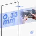Pikkukuva 4 / 5: Karkaistu lasi - BIGBEN - Motorola Edge 30 Neo - 9H kovuus - 2,5D viistetyt reunat - Iskun- ja naarmuuntumissuoja Svart