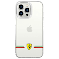 Pikkukuva 2 / 5: Kotelo iPhone 13 Prolle Bi-material yhteensopiva QI Ferrari Transparent Transparent