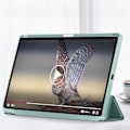 Miniatyrbillede 3 af 5: Etui til iPad Pro 13 2024 - AVIZAR - Videosupport / Keyboard Sleep - Mørkegrøn Grön
