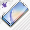 Pikkukuva 4 / 5: Karkaistu lasi Samsung Galaxy A34 5G 9H Kovuus Läpinäkyvä Musta Viistetty reuna Svart
