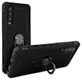 Miniatyrbillede 2 af 4: Bagcover - Huawei - P30 - Bi-materiale - Indbygget videostativ - Sort Svart