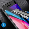 Pikkukuva 3 / 4: Suojakalvo - AVIZAR - iPhone 8 / 7 / 6S / 6 - Joustava lateksi - Läpinäkyvä - Iskunkestävä