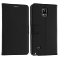 Miniatyrbillede 2 af 4: Cover Etui Folio Pung - Avizar - Galaxy Note 4 - Eco-læder - Sort - Støttefunktion Svart