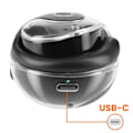 Miniatyrbillede 5 af 6: Bluetooth headset Clip Bone Conduction Micro Call Touch Tactile LinQ Black Svart