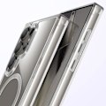 Miniatyrbild 4 av 6: MagSafe-skal för Samsung Galaxy S24 Ultra Baksida Glas Färg Silver Grå