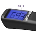 Pikkukuva 3 / 5: Digitaalinen matkalaukkupunnitus 50 kg LCD-näyttö taustavalaistu 4 mittayksikköä Akashi Musta sort