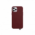 Miniatyrbild 1 av 4: Skal till iPhone 12 / 12 Pro i Elysée Leather ARTEFAKT Burgundy Röd