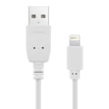 Pikkukuva 1 / 5: USB-kaapeli - AVIZAR - iPhone iPad iPod - Quick Charge 2.0 - 1.2m - Valkoinen Vit