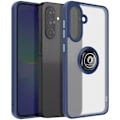Miniatyrbillede 1 af 5: Coque til Samsung Galaxy A36 med magnetisk ring, gennemsigtig baggrund i natblå Blå