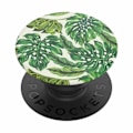 Miniatyrbillede 2 af 4: Popsockets Monstera Deliciosa smartphone greb - grøn/hvid - 39,74x7x24,25 mm