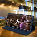 Miniatyrbillede 4 af 4: Housse - AVIZAR - Huawei P40 Pro - Folio Wallet Cover - Øko-læder - Indbygget st støtte - Blå Blå