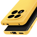 Pikkukuva 4 / 5: Xiaomi Redmi Note 14 Pro ja 14 Pro Plus Silikoninen Soft-Touch Kuori Keltainen Gul