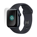 Miniatyrbillede 1 af 2: Beskyttelsesglas til Apple Watch Ultra 1/2 49mm i 3D hærdet glas, gennemsigtigt Svart