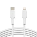 Miniatyrbillede 2 af 5: USB-C til Lightning Strømforsyningskabel 18W Synkronisering 1m Belkin Hvid