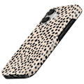 Miniatyrbild 2 av 5: Coque MagSafe för iPhone 16 Elegant Mönster Mandel Latte Burga Beige Beige