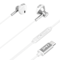 Miniatyrbillede 2 af 4: Kablede Høretelefoner - LINQ - USB-C - Stereo Lyd - Intra-aurikulære - 1,2 m Kabel Silvergrå