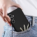 Pikkukuva 4 / 6: Kotelo Samsung Galaxy S23 FE:lle Puolijäykkä Soft-touch Fast Cover Musta Svart