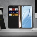Miniatyrbild 3 av 4: Äkta Läder Etui - AVIZAR - Xiaomi Mi 10 / Mi 10 Pro - Videostöd - 3 Kortfack - Mjuk Skal Svart