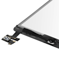 Miniatyrbillede 4 af 4: iPad Mini 1 og 2 LCD-skærm - AVIZAR - Hvid erstatningsberøringsskærm Vit
