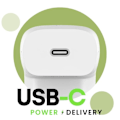 Miniatyrbild 3 av 6: USB C Strömadapter 20W Platt Format USB C till Lightning Kabel 1m Belkin Vit Vit