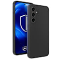 Miniatyrbillede 1 af 6: Coque i silikone til Samsung S24 FE stødabsorberende med indvendig mikrofiber 3mk sort Svart