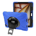 Miniatyrbild 2 av 5: AVIZAR Stötsäker iPad Air 13 2024 Fodral - Blå remstödshandtag Blå