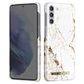Miniatyrbild 2 av 5: Fodral till Samsung S21 Plus Marbled Luxury Ultra Thin Carrara Gold iDeal of Sweden White