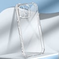 Pikkukuva 4 / 5: Kotelo iPhone 16 Prolle - AVIZAR - Joustava Iskunkestävä - Vahvistetut kulmat - Läpinäkyvä Transparent