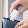 Miniatyrbillede 4 af 5: USB C Vægoplader Power Delivery 20W Ultra Hurtig Opladning Maxlife Hvid Vit