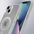 Miniatyrbild 4 av 6: MagSafe-skal för iPhone 13 Matt Frostad Baksida Grå Kontur Grå