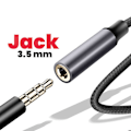 Miniatyrbild 3 av 5: Ljudadapter Lightning till 3,5 mm jack för iPhone Swissten Svart
