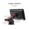 Miniatyrbild 2 av 6: 7" Taktile CarPlay Skärm Ansluten Wi-Fi med GPS / Android Auto / MP5 Spelare Svart