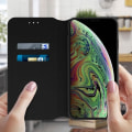 Miniatyrbillede 3 af 4: iPhone XS Max cover - MÆRKE - Folio etui - Øko-læder - Sort - Støttefunktion Svart