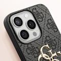 Miniatyrbillede 4 af 5: Coque til iPhone 15 Pro Præcise Udsparinger og Hævede Kanter Guess Sort