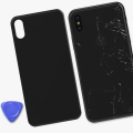 Miniatyrbillede 4 af 4: Udskiftning bagrude - AVIZAR - iPhone X - Sort Svart